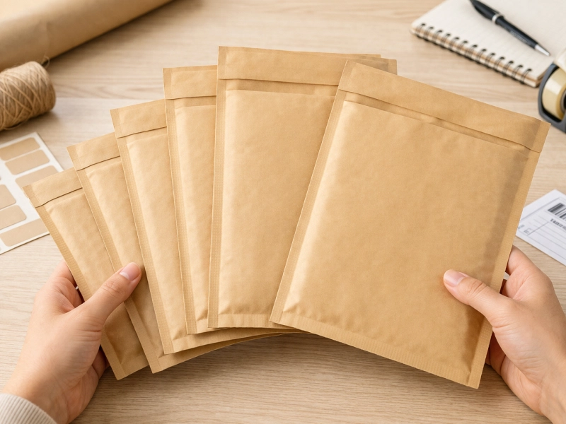 plusieurs formats d'enveloppes bulles sont présentés