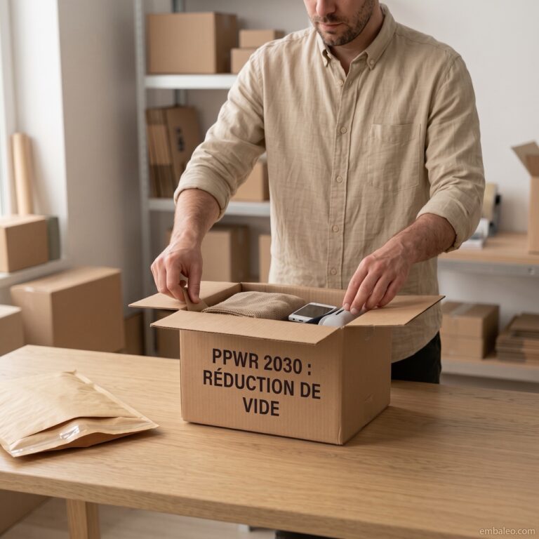 Taxe sur le vide PPWR 2030 : 3 stratégies d’emballage pour sécuriser vos expéditions e-commerce