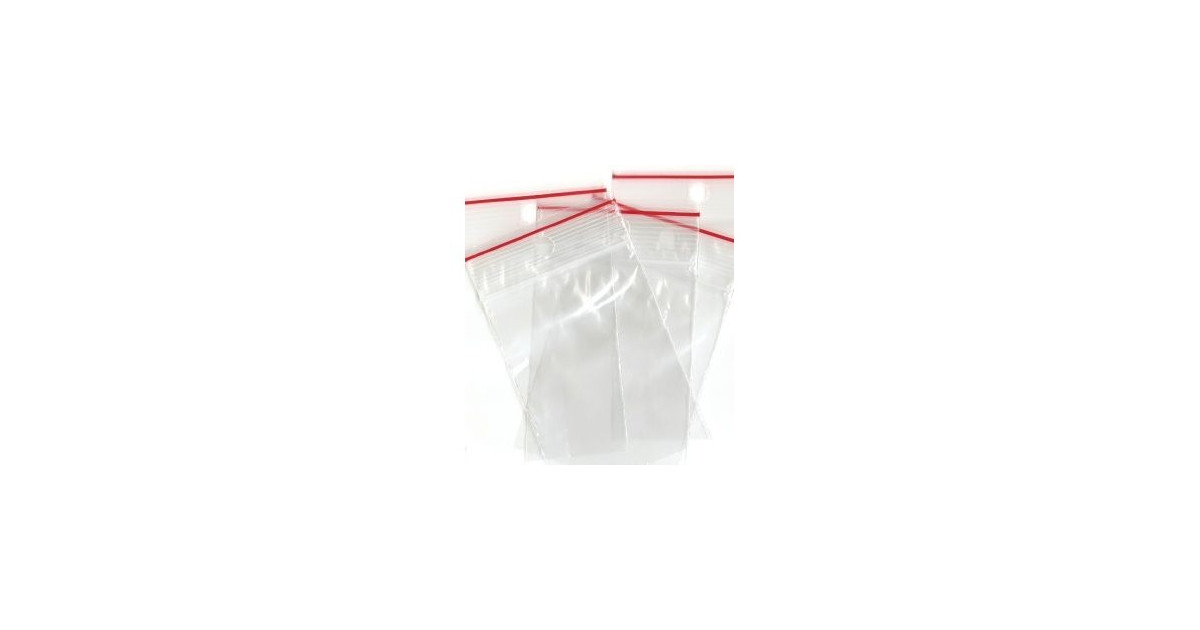 Sachet zip transparent spécial textile 23x32 cm