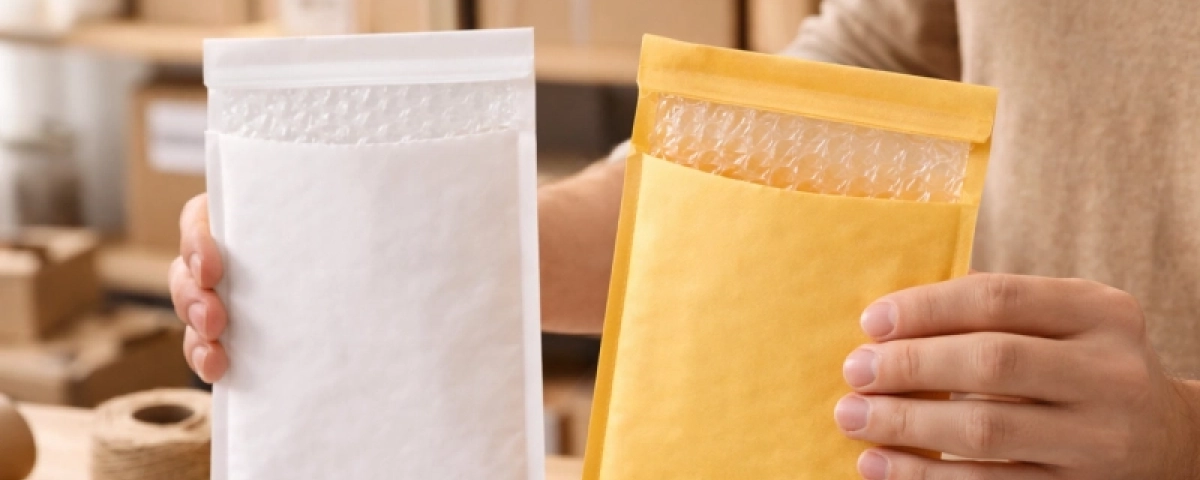 Le blog : Enveloppe bulle, kraft, plastique ou 100% papier ?