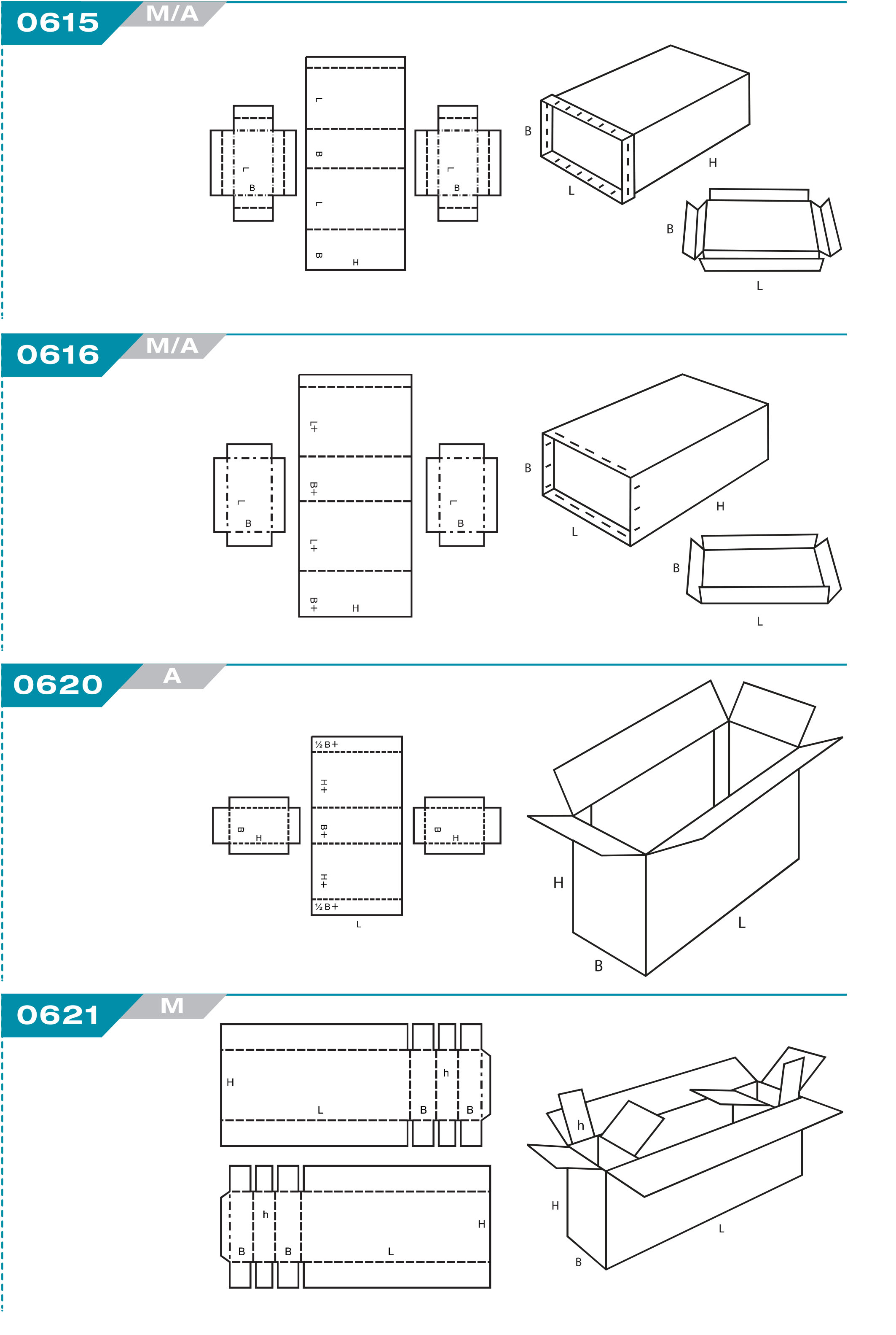 code fefco caisses cartons rigides