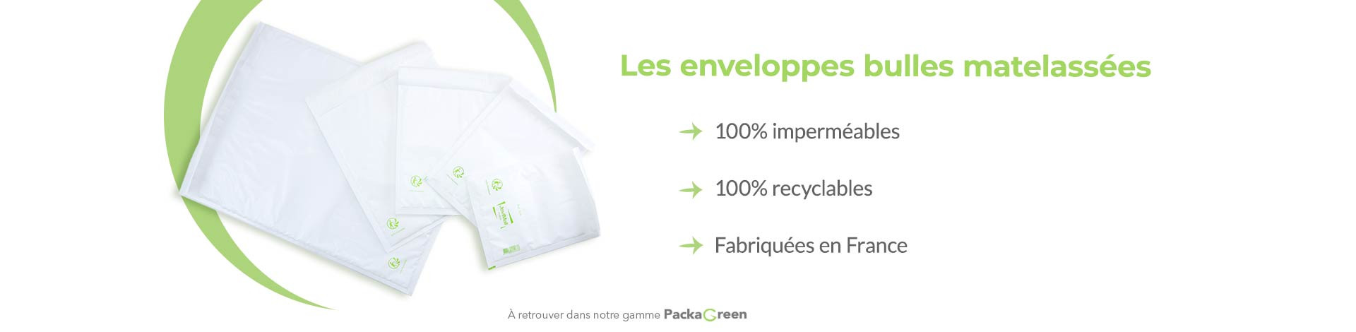 Les enveloppes bulles 100% recyclables