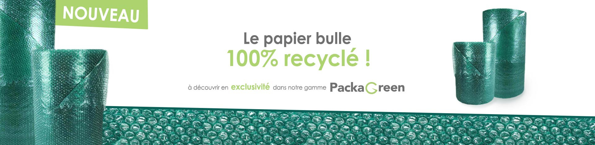 Papier bulle recyclé