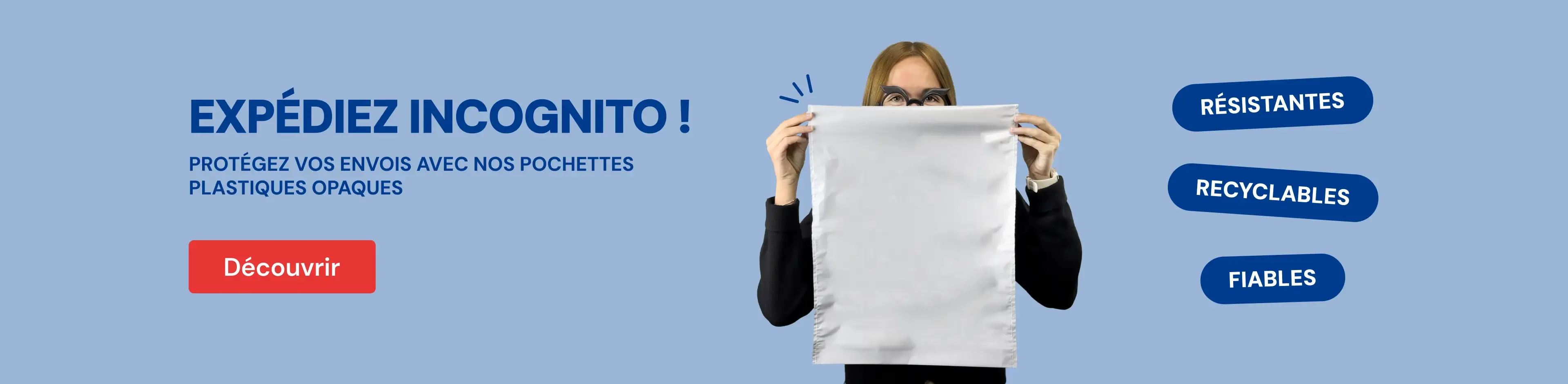 expediez incognito avec les enveloppes opaques