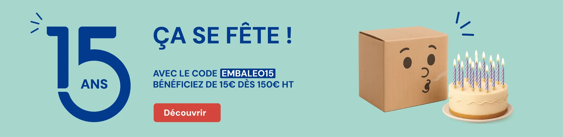 Embaleo fête ses 15 ans !