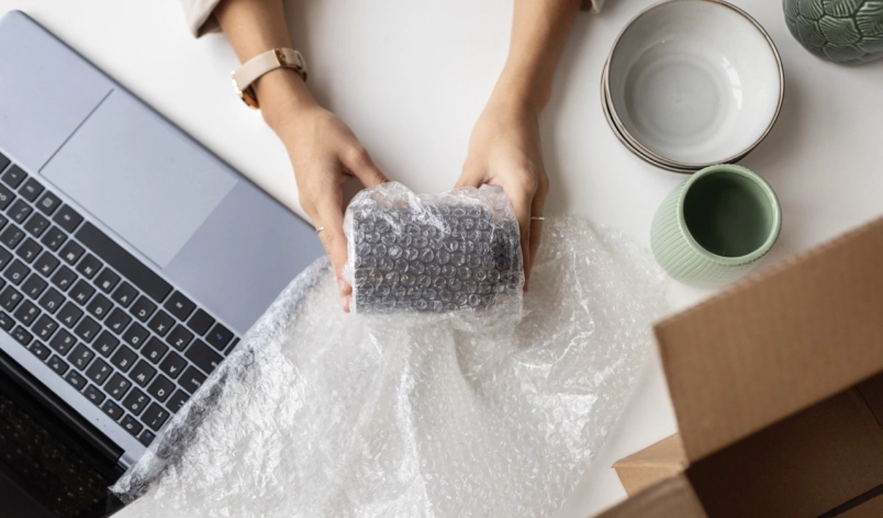 le papier bulle recyclé